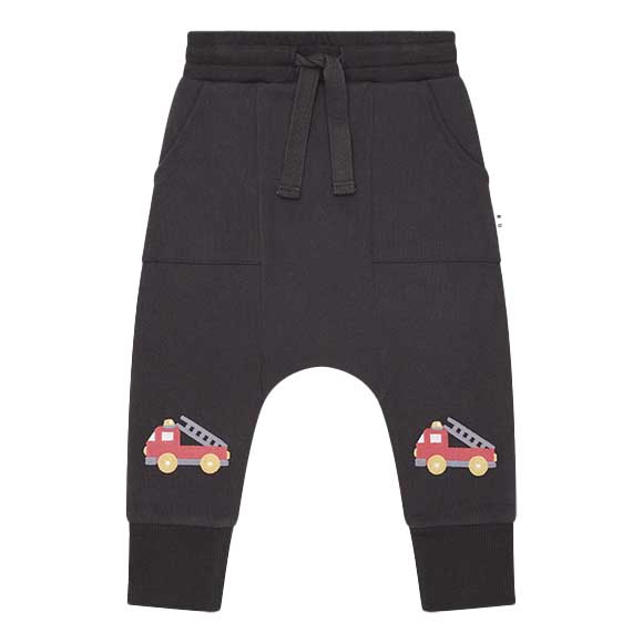 Huxbaby Fire Truck Drop Crotch Pant 3-5Y